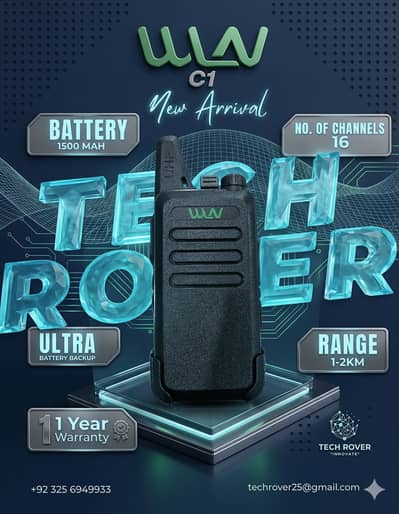 Walkie Talkie WLN C1 Pair| and Motorola available