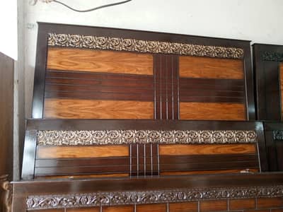 Double Beds King Size wooden Frame.