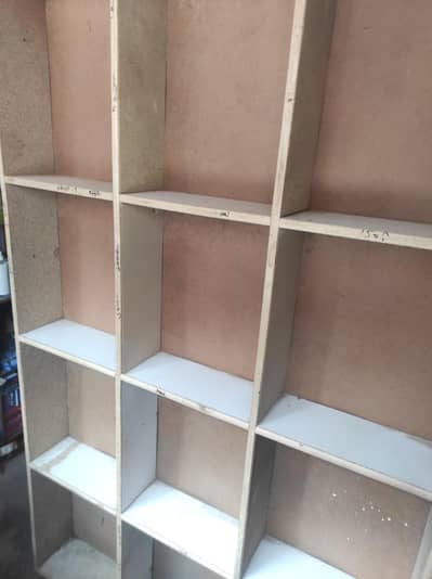 05 Wooden storage shop racks 4 × 7 almost