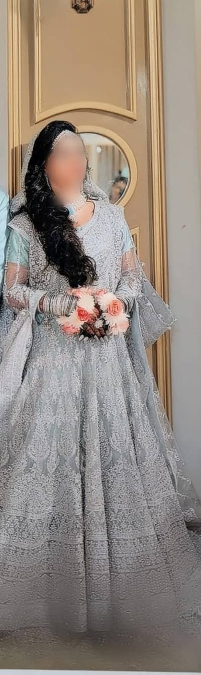 Bridal Valima Dress With Jewelry