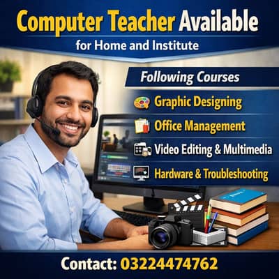 Teacher Available for Computer Courses