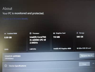 Core i5 4th Gen Laptop | 8GB RAM | 500GB+ Storage | Smooth Performance