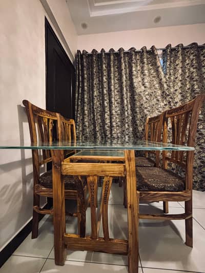 4 Seater Wooden Dining Table