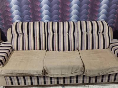 Beige Textured Sofa Set -- BEST PRICE