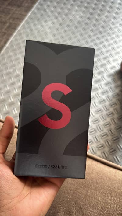 galaxy s22 ultra with box