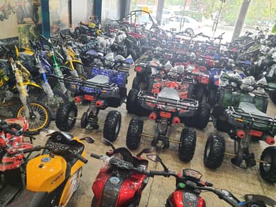 Atv quad 4 wheels 50cc to 250cc delivery all Pakistan