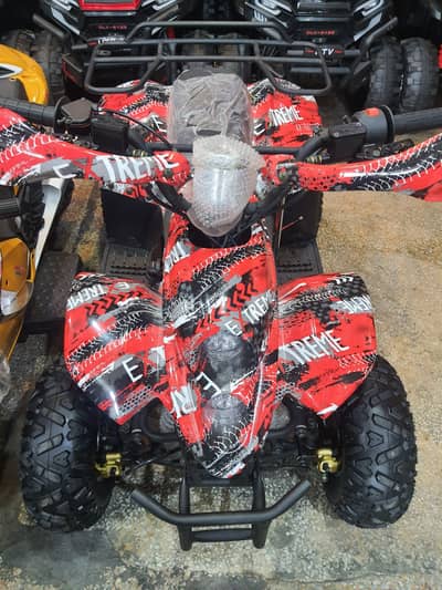 50cc New Atv quad 4 wheels with Reverse gear delivery all Pakistan