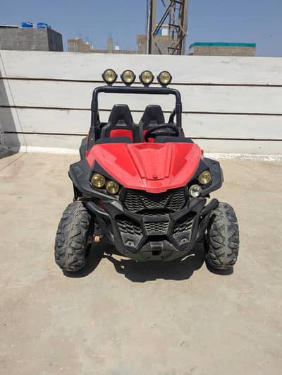 Big Size Utv Beach Buggy Speed | 24v Electric | Red | Remote | Music