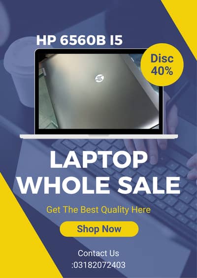 HP 6560b Core i5 Laptop | Good Battery | Best for Office & Study | Urg