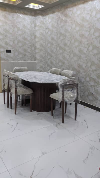 6 Chairs Dining Table