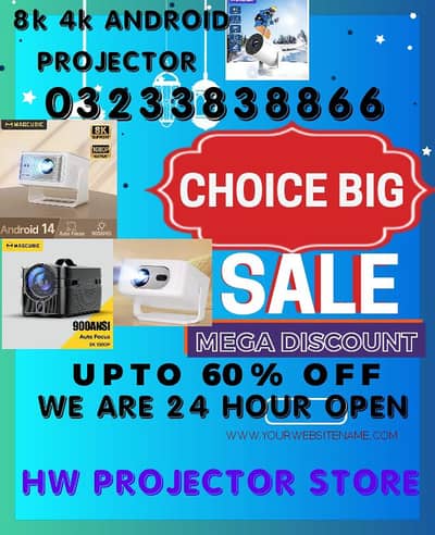FULL Hd projectors / 4k projectors / multimedia projectors/Home office