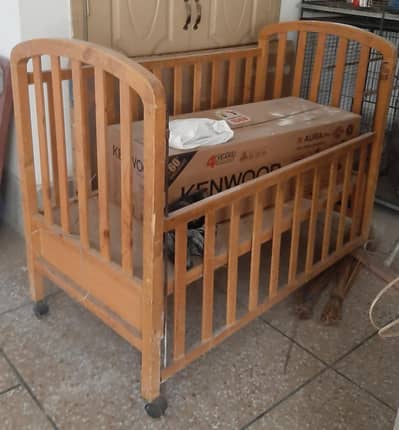 wooden Baby cot without matress