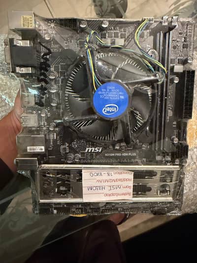 Intel Core i3 8300 + 8th Gen Motherboard + DDR4 Ram