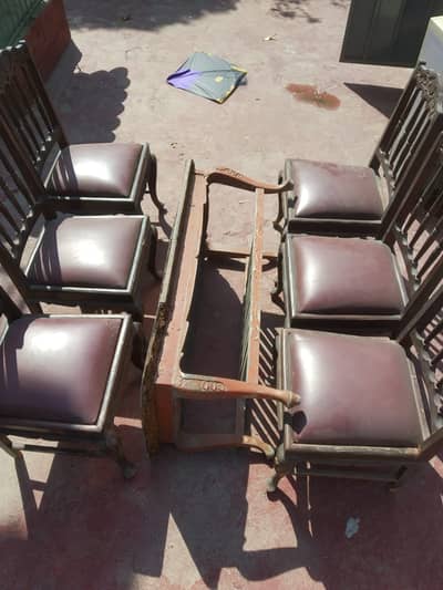 6 Dinning Chairs & 1 Table (Talee)