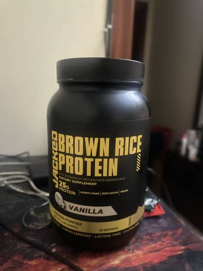 Jacked brown rice protein
