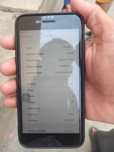 iphone 7 plus all genuine with original panel  official pta approved