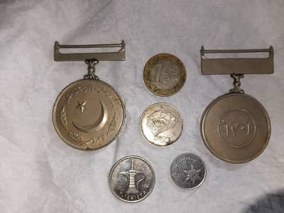 old medals and coins