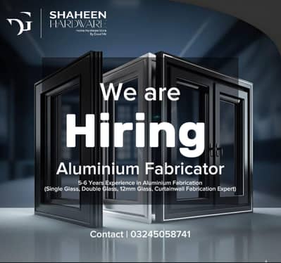 Aluminium Fabricator Required – Skilled Worker Needed Urgently (Jobs)
