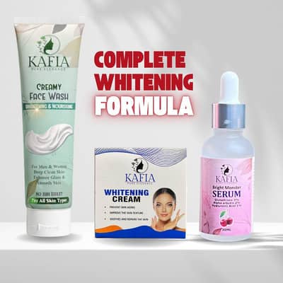 Premium Skincare Bundle – Face Wash, Serum & Cream