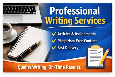 Professional Writing Services – Articles & Assignments