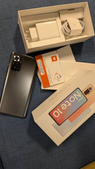 Redmi Note 10 Pro Complete Box