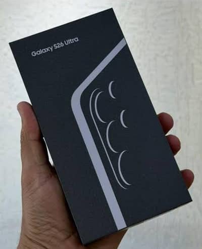 S26 Ultra 256GB Black |  Box Pack | PTA Approved.