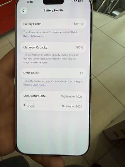 iPhone 17 Pro Max 256GB | 100% Battery Health  | Box & Cable Included