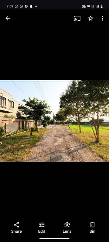 3.11 Marla plot for sale near main college road