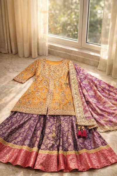 heavy hand embellishment work shirt