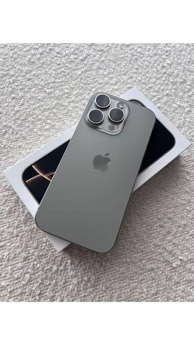 Apple iPhone 16 Pro Max JV (Natural Titanium) (25 Cycles)