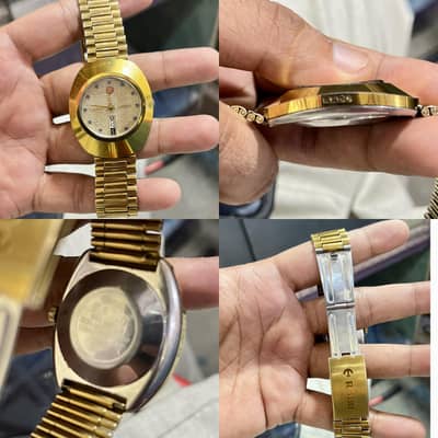 Vintage, Original, Rado, Gold, Day-Date, Swiss, Luxury, Classic
