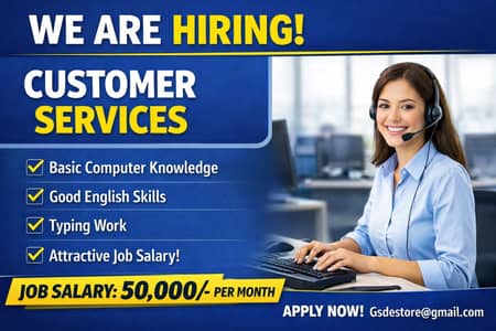Female Customer Service Needed in Johar Town - 50k Starting Pay