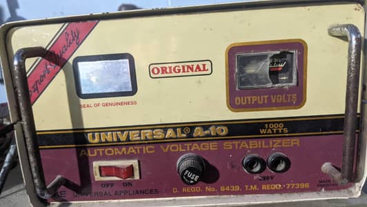 universal stabilizer A10 1000 watt