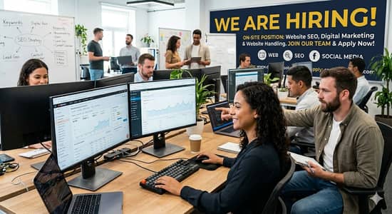 We are hiring on site employee for digital marketing website seo