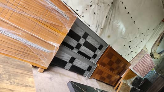 Double Bed with Side Table Or Without Side Tabels