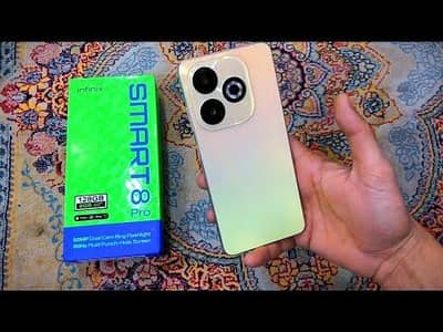 Infinix smart 8 golden colour