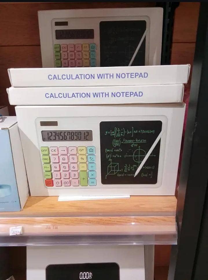 Calculator with notepad 2