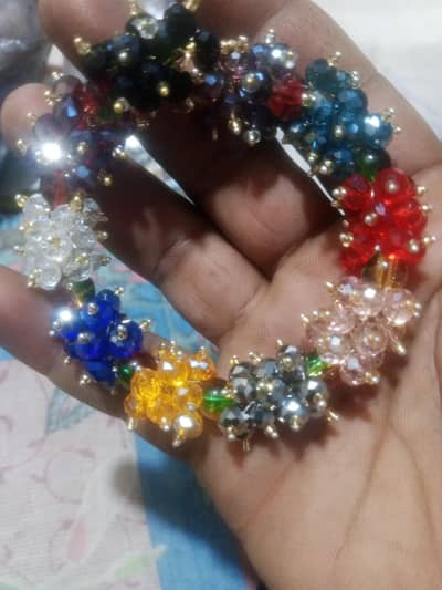 crystal beads hand bracelet gajra 03092246797 Whatsapp number
