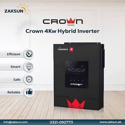 crown xiver 4 kw pv 5000 10 panel suported