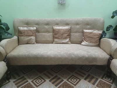 3 Seater Sofa with 2 single sofa   Good Condition  Slightly Used