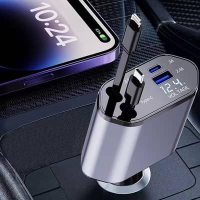 4-in-1 Fast Car Charger