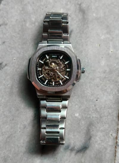 Patek Phillips Square Skeleton Full Automatic watch for sale