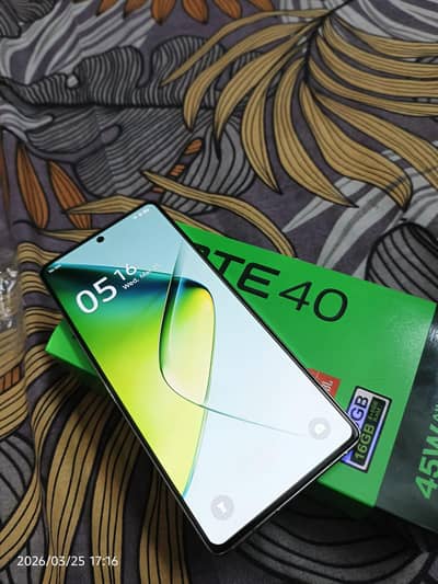 INFINIX NOTE 40 WITHOUT CHARGER