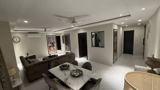 Fully Furnished luxury and spacious 3 Bedroom apartment for sale in Gulberg Lahore