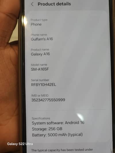 Samsung Galaxy A16 (256GB) | 1 Month Warranty | 10/10 Condition