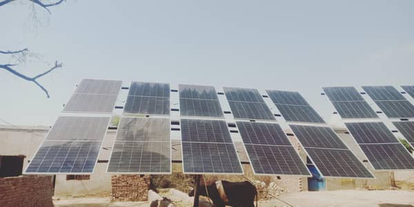 655 watts solar panals.  And Moveable Stand For Solar Tubewell