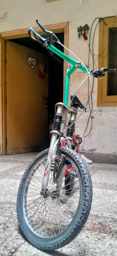 BMX style bycycle with new three step gear box only rear rim is damage