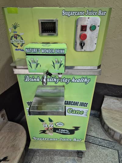 Modern sugarcane  juice machine slightly used