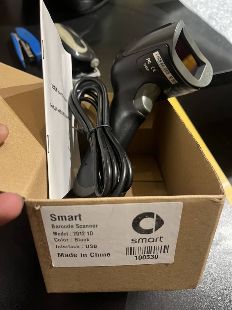 Bracode printer / Cash drawer / Hand scanner 1