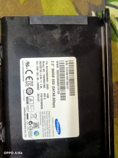 Samsung PM893 960GB Enterprise SSD – 2.5" SATA – Just Like New,
